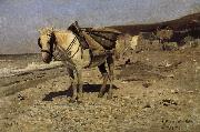 Ilia Efimovich Repin Normandy transported stone horse oil painting picture wholesale